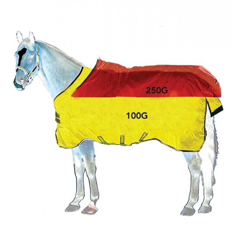 Rhino Original Stalldekken VL Medium 250g