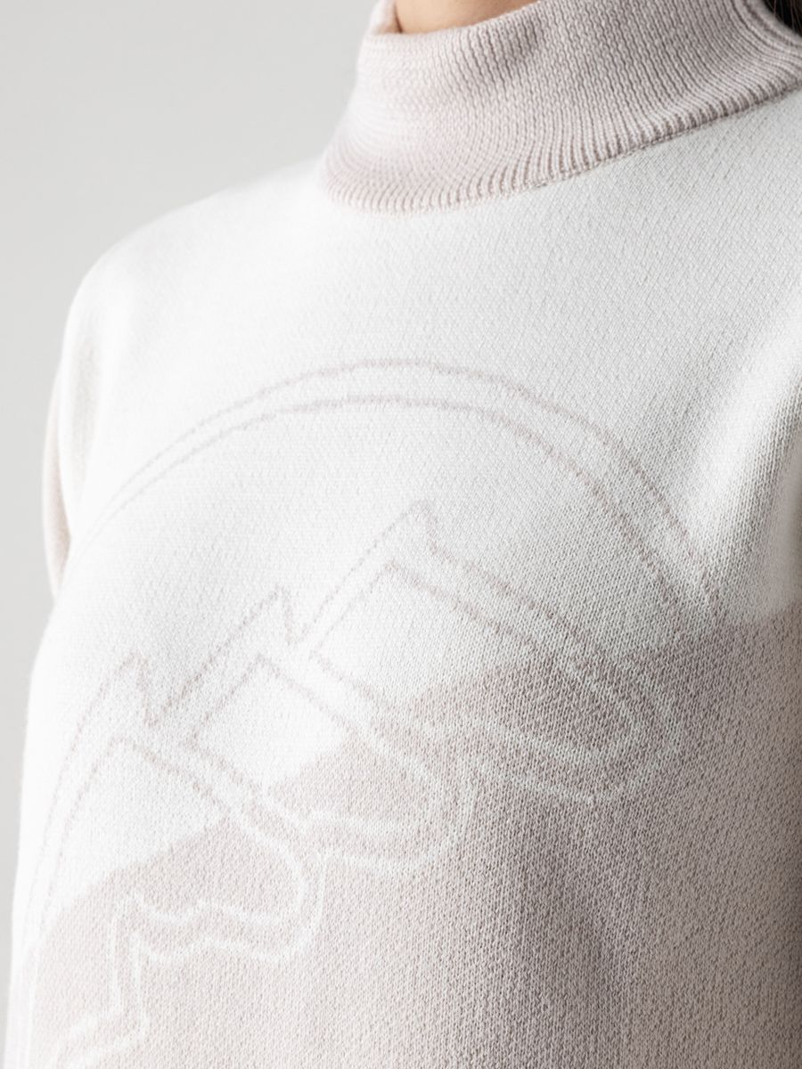EQUILINE EPLIC Mock Neck Sweater
