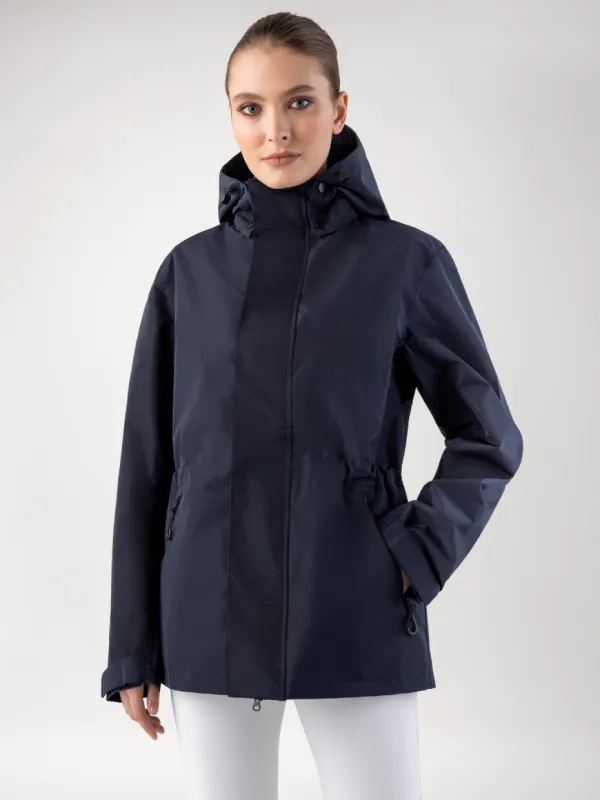 Equiline REVEK - blue unisex waterproof jacket, CORE
