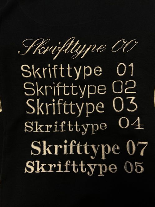 Hovedbilde Brodering rygg