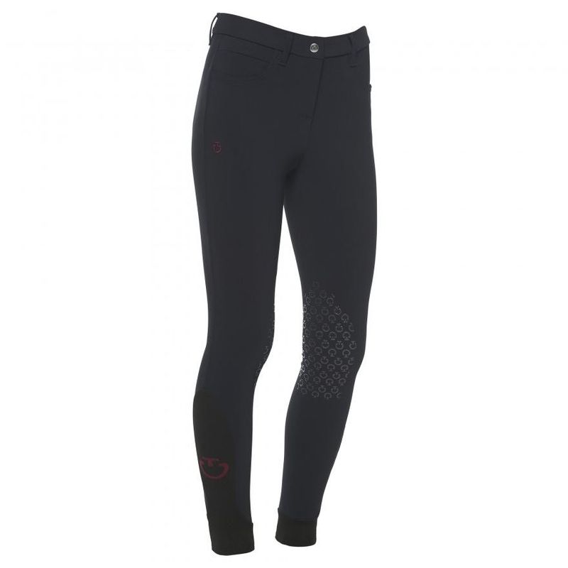 Cavalleria Toscana Girls Color Grip Breeches - navy
