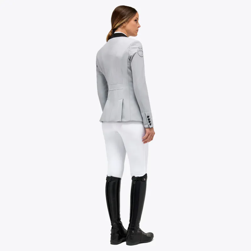 Cavalleria Toscana Women's Competition Jacket with Buttons - grey