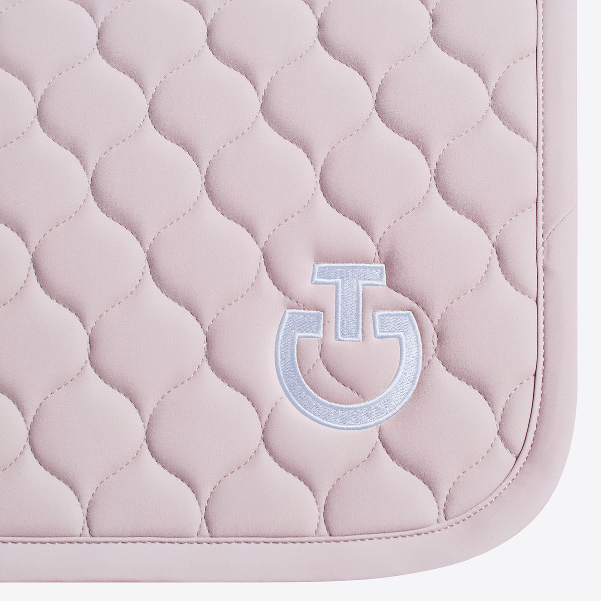 Cavalleria Toscana Jumping Saddle Pad with Circular Quilting - Violet Ice