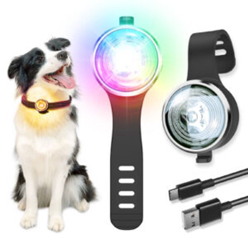 LED lys til hund, ryggsekk, barnevogn etc. Oppladbar multifeste