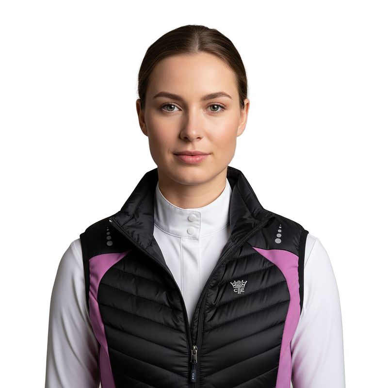 GREEN PARK Ladies Ladies Hybrid Bodywarmer Spring Crocus - pink