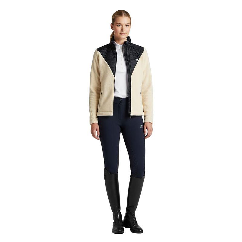 VICTORIA Ladies Ladies Coral Fleece Jacket - beige