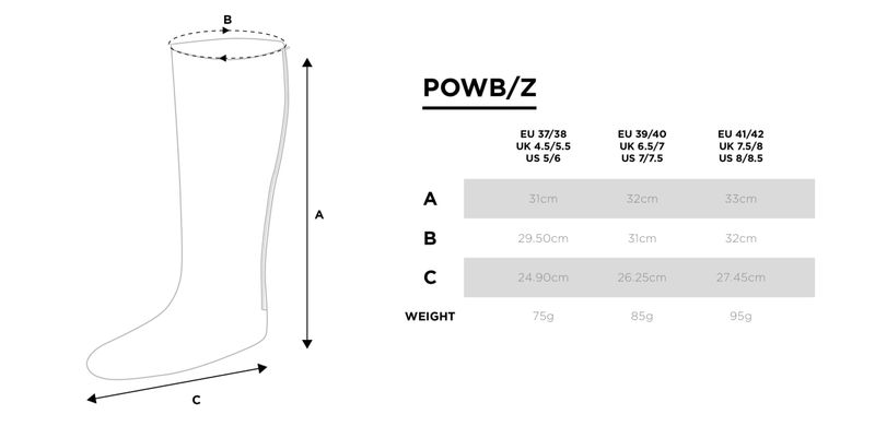 Pull On Weight Boots with Full Lenght Rear Zip