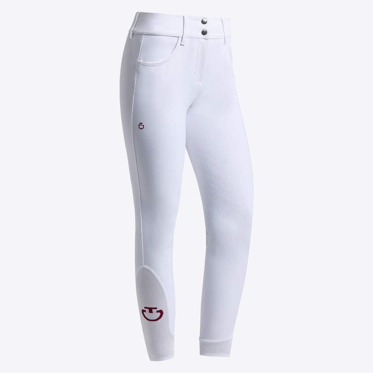 Cavalleria Toscana Women's full grip dressage breeches - White