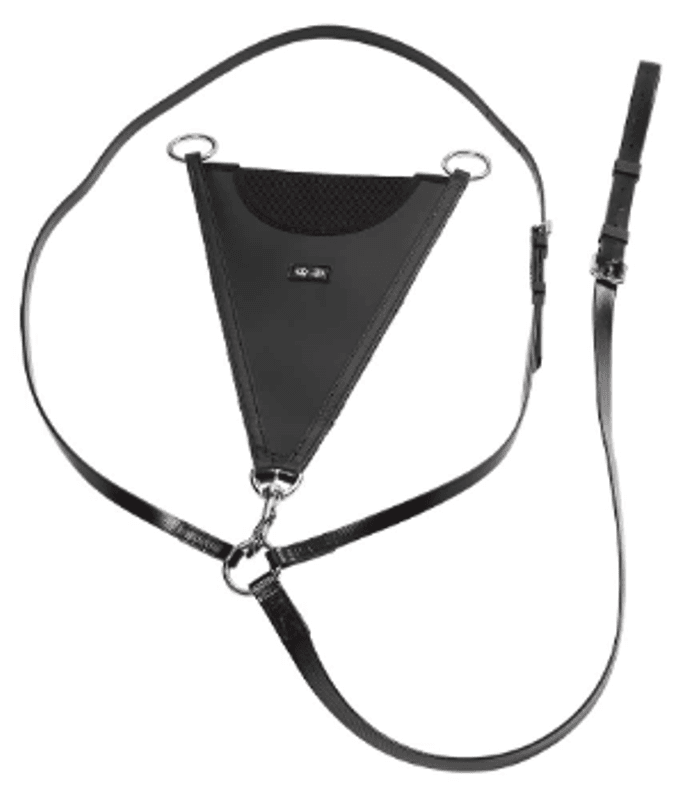 Elastic Bib Martingale - Black