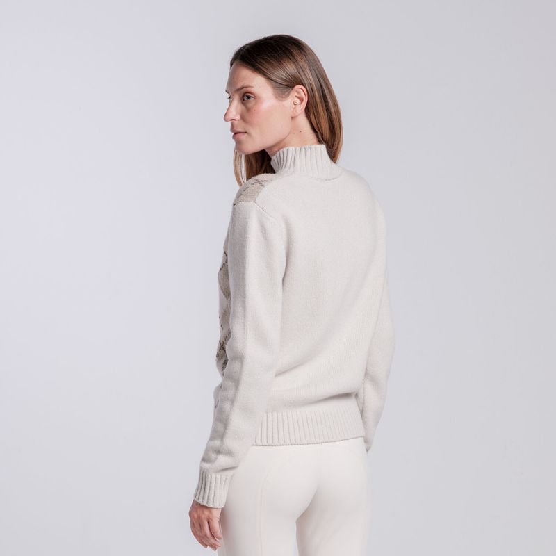 Cavalleria Toscana Women’s pure wool high-neck sweater