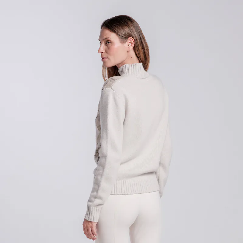 Cavalleria Toscana Women’s pure wool high-neck sweater