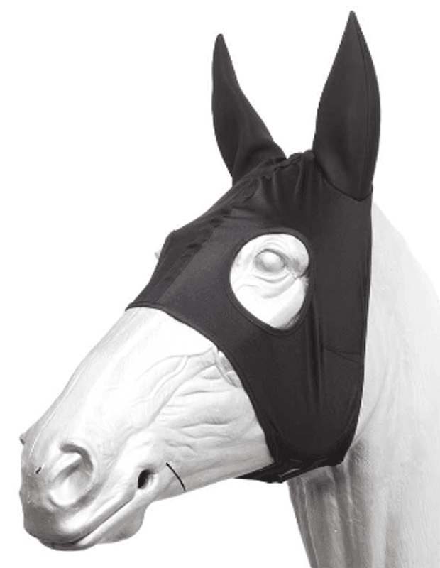 Race Hood with Neoprene Ears - Black